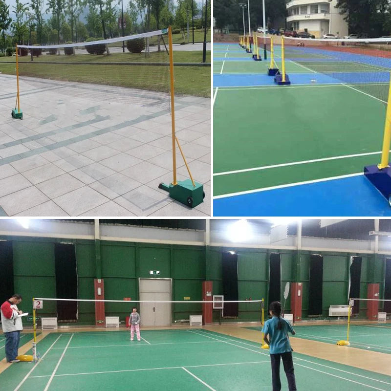 Professional Training Mesh Standard Badminton Net Sports Net For Outdoor Badminton Tennis Volleyball Net Replacement 6.2*0.64M Quirisitos