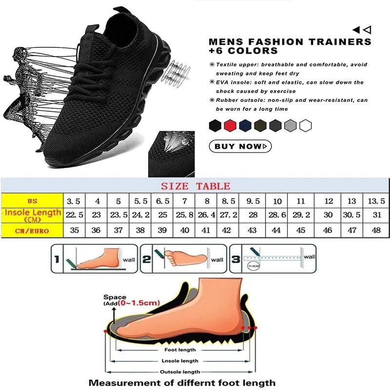 Men Casual Sport Shoes Light Sneakers White Outdoor Breathable Mesh Black Running Shoes Athletic Jogging Tennis Shoes Quirisitos