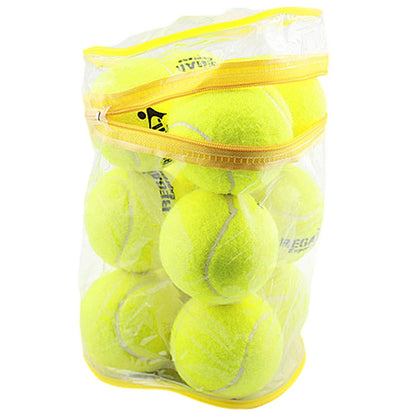 Lot de 12 Balles de Tennis de Haute Performance avec Sac de Rangement Quirisitos