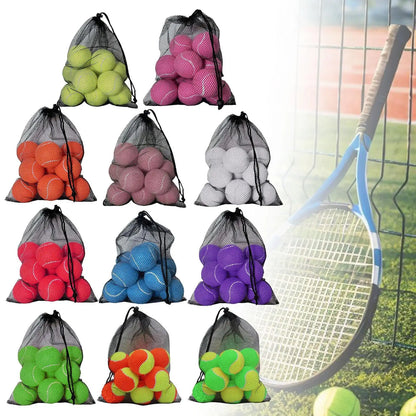 Lot de 12 Balles de Tennis avec Sac de Rangement Quirisitos