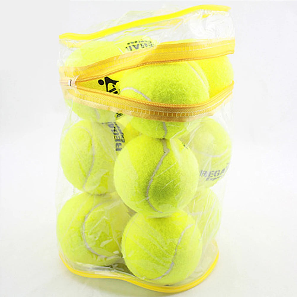 Lot de 12 Balles de Tennis de Haute Performance avec Sac de Rangement Quirisitos