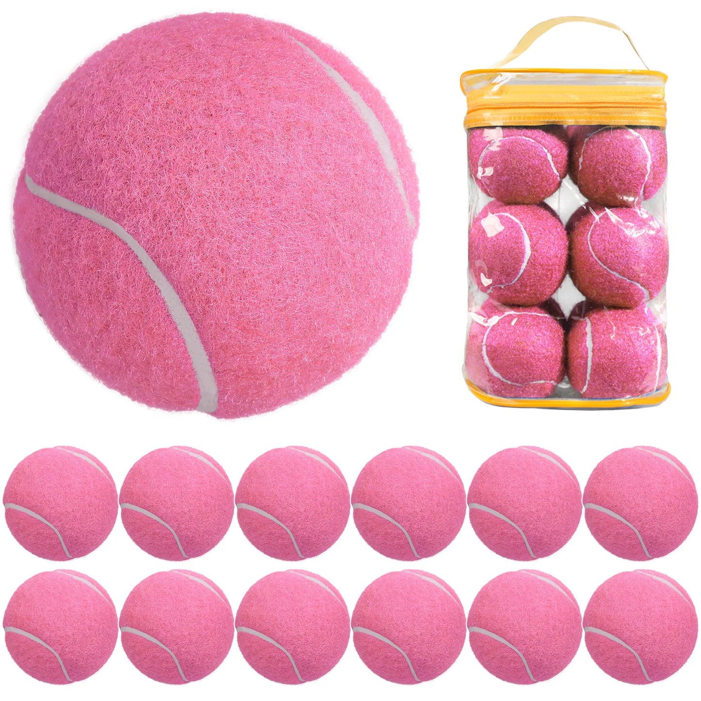 Lot de 12 Balles d’Entraînement Tennis Quirisitos